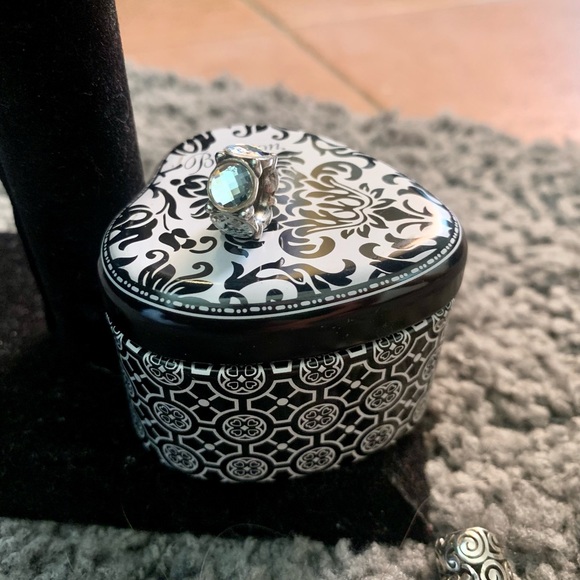 Brighton charm big round clear and silver beads nwot - Picture 4 of 5